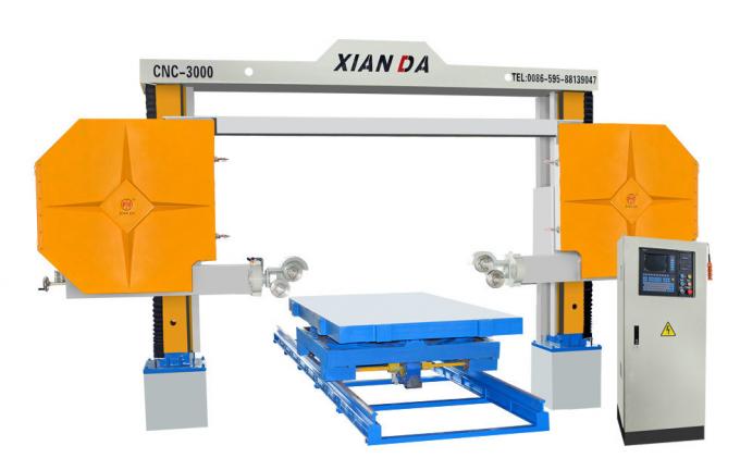 Cnc-2500 CNC πέτρινη τέμνουσα μηχανή καλωδίων για την ειδική μορφή