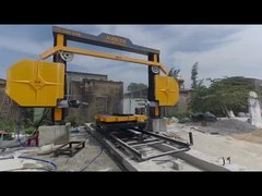 Μηχανή πριονιστικής γραμμής διαμαντιού CNC με 4 τροχούς πτήσης για βιομηχανική κοπή πέτρας