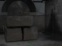 Γέφυρα Πολυλεπιδικού Κόφτη Μπλοκ Μάρμαρου Γρανίτη Μηχανήματα Κοπής Μπλοκ