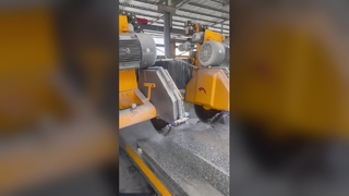 Μηχάνημα κοπής άκρων τεσσάρων φετών για πλάκα στήλης