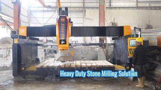 Xianda Create 600 Heavy Duty 5 Axis CNC Bridge Saw | Για μακρόωρο φρεζάρισμα με βαριά κοιλότητα, τεχνητό