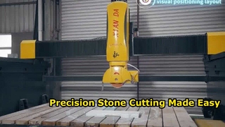 Xianda Trend 600 & Promote 600 5 Axis CNC Bridge Saw | Καλούπι τεχνητής πέτρας & Countertop Pro