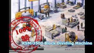 RSM-3500 Μπλοκ Διαχωριστική Μηχανή