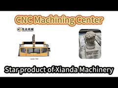 Επίδειξη κέντρου κατεργασίας πέτρας CNC XianDa Leader1500 1500CM 5 αξόνων