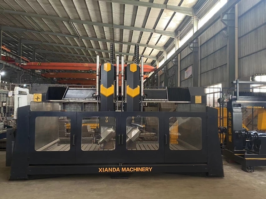 ποιότητας  Xianda 4 Axis High Precision CNC Carving Machine With 0.02mm Positioning Accuracy And 5.5KW Spindle Power εργοστάσιο