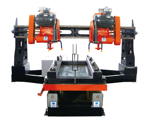 ποιότητας  Four Blade Stone Edge Cutting Machine Column Slab Trimming Machine εργοστάσιο