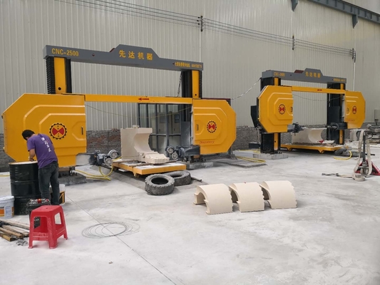 CNC υψηλής ταχύτητας επικυρωμένη API μηχανή πριονιών καλωδίων διαμαντιών για την κοπή