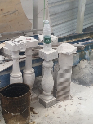 Δύο PC κάγγελων PLC & CNC τεμνουσών μηχανών πέτρινη τέμνουσα μηχανή