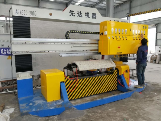 Μηχανή γυάλωσης κυκλικής πέτρας CNC 1300mm μήκος επεξεργασίας