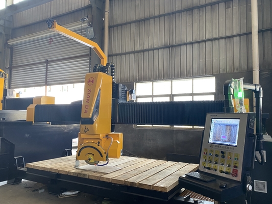 5 Άξονας γέφυρα πέτρα Edge Machine Κόψιμο για την κοπή και τη διαμόρφωση γρανίτη