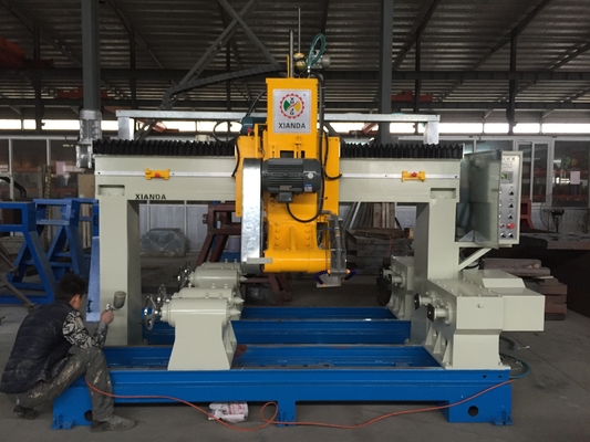 PLC / CNC υψηλής ακρίβειας 4 PCs Blauster Machine για πυλώνα, καπάκια στηλών, οδοφράγματα