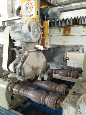 PLC / CNC υψηλής ακρίβειας 4 PCs Blauster Machine για πυλώνα, καπάκια στηλών, οδοφράγματα