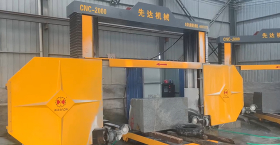 4 άξονες Cnc Diamond Wire Saw Machine με υψηλής απόδοσης κοπή