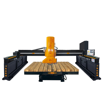 18.5kw ταχύτητα CNC πέτρα πλάκα κοπή μηχανή ακρίβεια κόψιμο γρανίτη 0-85° κλίση
