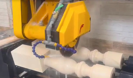 CNC / PLC Δύο PCs Μηχανή Κόψιμο Baluster Για Kingpost, οδικό φράγμα