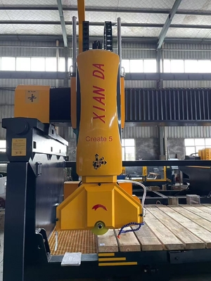 Xianda 5 άξονα Bridge Saw Machine Κόψιμο για το προφίλ