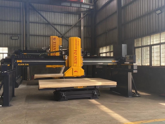 Χρήση νερού 3m3/h Xianda Stone Slab Cutting Machine για ακριβή κοπή