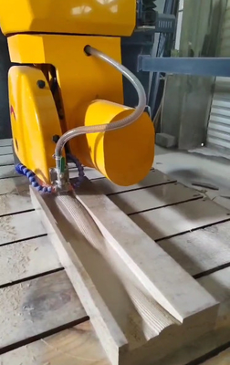 5 άξονες Bridge Saw Cutting Machine με τροφοδοσία ρεύματος και διάμετρο λεπίδας 350-450mm