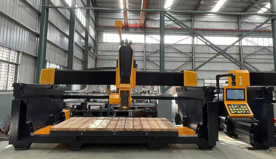 5 άξονας CNC Bridge Saw Machine για μαρμάρινο μαγειρικό πάτωμα με την Ιταλία Esa Σύστημα αυτόματο πρόγραμμα λογισμικό πέτρα κοπή