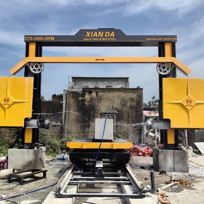 360° περιστροφή βαθμός CNC Diamond Wire Saw Machine Αποδοτικότητα παραγωγής