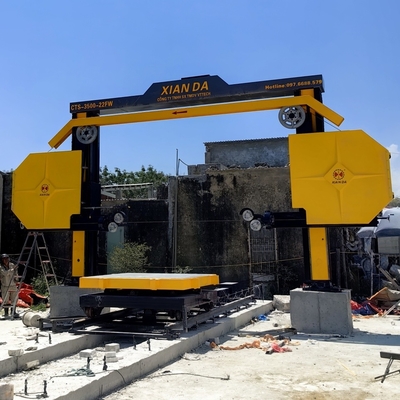 Επιδόσεις Μηχανή πριονιστή διαμαντινού σύρματος με περιστροφή 360° και κύριο κινητήρα 15kw