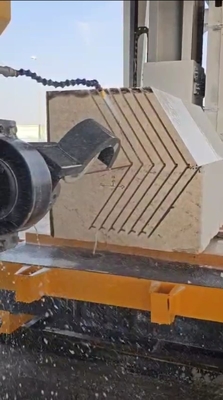 4 άξονες CNC Diamond Wire Saw Machine με αυτόματο σύστημα ελέγχου για μάρμαρο, γρανίτη