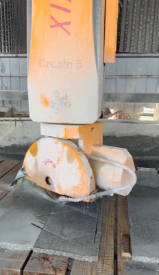 Μηχανή κοπής πέτρας γέφυρας 5 άξων CNC Granite & Marble Profiling Saw