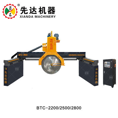 Automatic Bridge Multiblade Block Cutter with Max Blade Diameter 2800mm and Max Processing Length 3600mm for Granite Marble