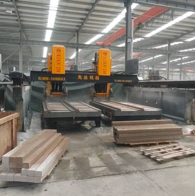 CNC Cutting and Milling Machine with Four Blade for Large-Scale High Precision and High Efficiency Stone Processing
