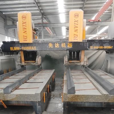 CNC Cutting and Milling Machine with Four Blade for Large-Scale High Precision and High Efficiency Stone Processing