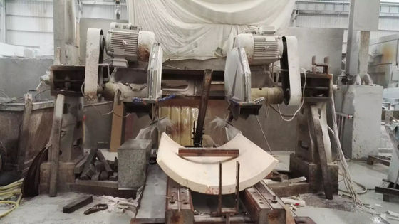 Μηχάνημα Αυτόματης Κοπής Δύο Φετών Πέτρας Υψηλής Ακρίβειας για Περίτεχνο Τελείωμα Κολώνων