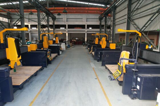 Αυτόματη μηχανή κοπής γέφυρας 5 άξων με σύστημα DDX