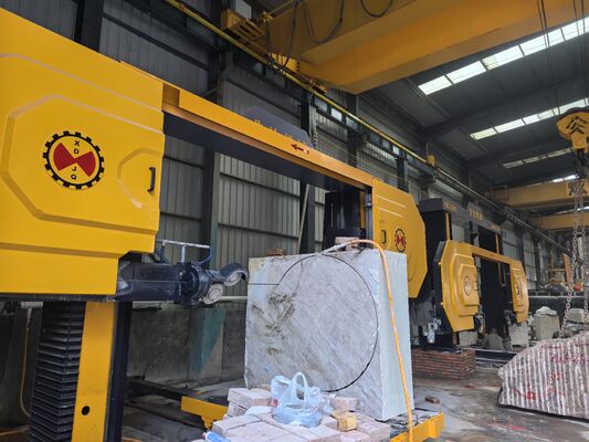 Ανακάλυψη 4 CNC Diamond Wire Saw Machine Για Μαρμάρινο Γρανίτη