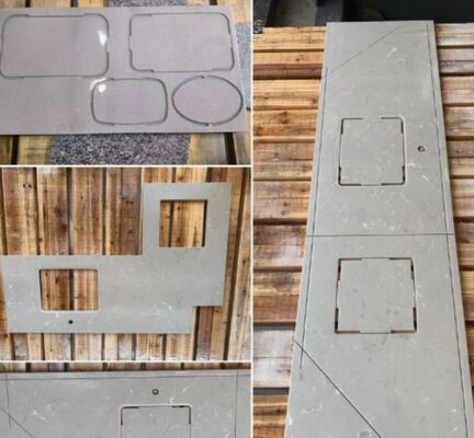 Μηχανή κοπής γέφυρας 4+1 άξονα για βαριά εργασίες