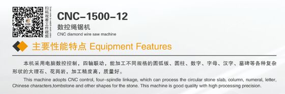 Σύνθετο τετραάξονο CNC διαμαντένιο πριονιστήριο για το προφίλ του μαρμάρου και του γρανίτη - Μηχανή κοπής μικρών πετρωμάτων με πιστοποιητικό CE