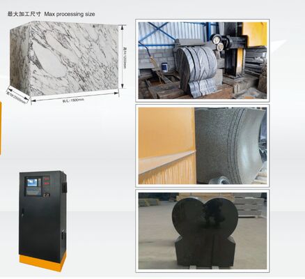 Σύνθετο τετραάξονο CNC διαμαντένιο πριονιστήριο για το προφίλ του μαρμάρου και του γρανίτη - Μηχανή κοπής μικρών πετρωμάτων με πιστοποιητικό CE