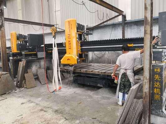 Μηχανή κοπής PLC πέτρας με υπερύθριη γέφυρα Laser Saw, κατάλληλη για επεξεργασία πλακών μαρμάρου και γρανίτη μεγάλης κλίμακας