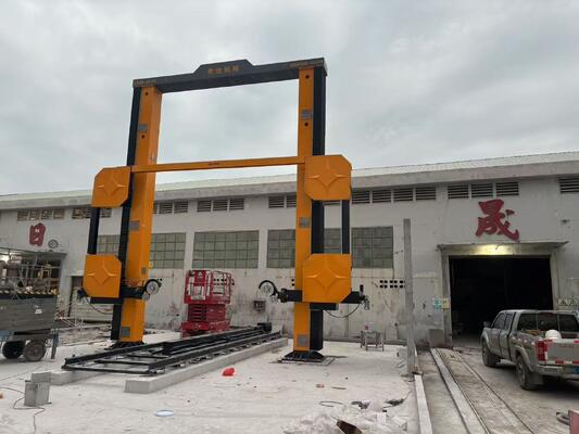 Μηχανή πριονιού συρματόσχοινου CNC διαμαντιού με μέγιστο μέγεθος επεξεργασίας 3500*3000*1800mm και κύριο κινητήρα 11kw για κοπή πέτρας