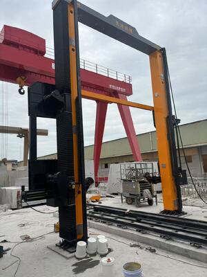 Μηχανή πριονιού συρματόσχοινου CNC διαμαντιού με μέγιστο μέγεθος επεξεργασίας 3500*3000*1800mm και κύριο κινητήρα 11kw για κοπή πέτρας