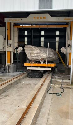 Μηχανή πριονιού συρματόσχοινου CNC διαμαντιού με μέγιστο μέγεθος επεξεργασίας 3500*3000*1800mm και κύριο κινητήρα 11kw για κοπή πέτρας
