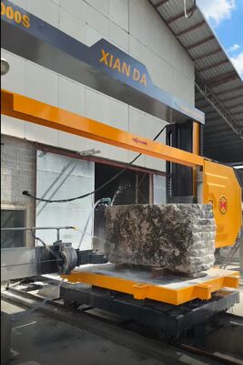 4-άξονα CNC Diamond Wire Saw Machine με 360° Servo-Rotary Table, 16-Surface Slideway και 28 Rolling-Wheel Lift για την ακριβή κοπή πέτρας