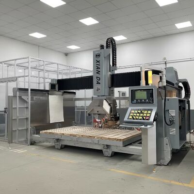 Πέντε άξονες γέφυρα πέτρα κοπτήρα με ιταλικό σύστημα DDX, 900mm πριονιστήρα λεπίδα και ± 0,1 mm ακρίβεια κοπής