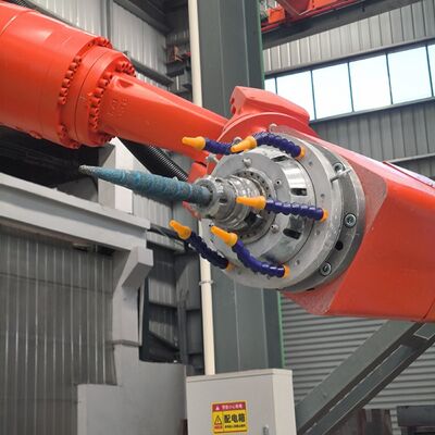 Μηχανή κοπής πέτρας CNC ρομπότ 6 άξων με διασταυρωμένο έλεγχο και βρόχο BT40 για 3100mm Μεγάλης κλίμακας γλυπτική