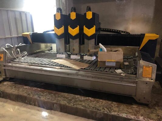 Μηχανή CNC για την χαραγή πέτρας με ακρίβεια 0,02 mm, ταχύτητα αέρα 15m / min και ηλεκτρική ενέργεια για την απτή λίθο