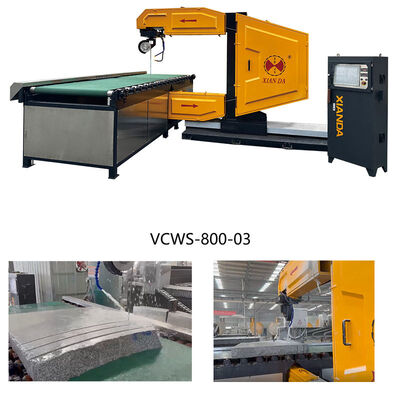 Κατακόρυφο CNC Diamond Wire Saw Machine για τρισδιάστατο προφίλ πέτρας & κοπή μπλοκ