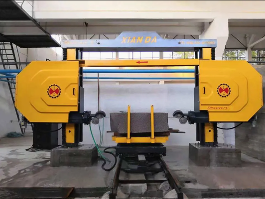 Μηχανή πριονιού διαμαντιού CNC 5 αξόνων Xianda Discovery για μάρμαρο γρανίτη 3D διαμόρφωση καμπύλης στήλης κοπτικό προφίλ πέτρας
