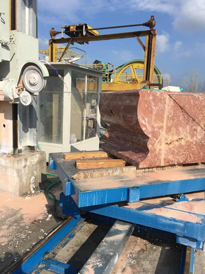 Μηχανή πριονιού διαμαντόσυρματος CNC 5 αξόνων για κοπή γρανίτη & μαρμάρου με μέγεθος επεξεργασίας 2600 × 3000 × 1500 mm
