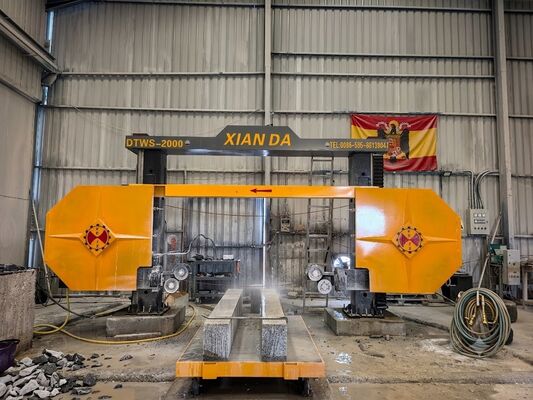DTWS-2000SA CNC μηχανή πριονιστή διαμαντινού σύρματος με υψηλή ακρίβεια κοπής και περιστροφή 360° για το προφίλ πέτρας