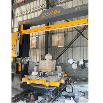 Μηχάνημα σύρματος διαμαντιού CNC 5 αξόνων υψηλής ακρίβειας για σύνθετο προφίλ πέτρας και 3D σκάλισμα