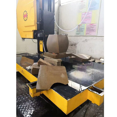 Αυτόματο 5 αξόνων CNC συρμάτινο πριόνι διαμαντιού για κοπή και διαμόρφωση μπλοκ μαρμάρου από γρανίτη